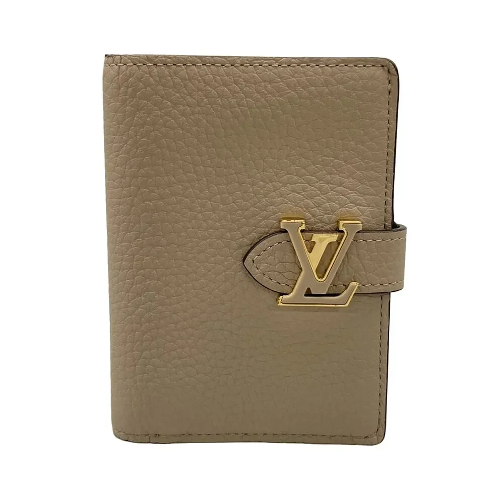 Louis Vuitton LV Vertical Wallet Compact Capucines Bifold Wallet M82198